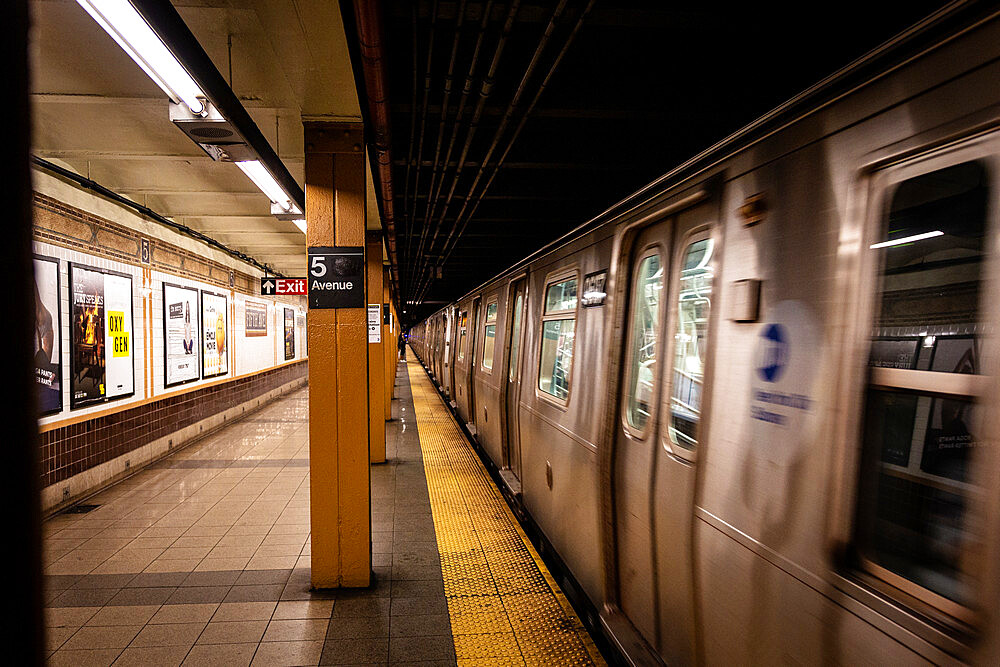 New York subway, New York, United States of America, North America