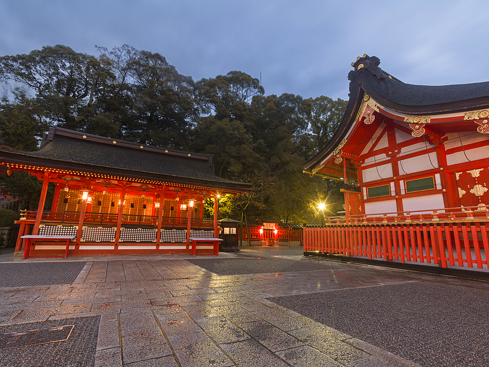 The Fushimi Inari Taisha shrine sanctuary in Kyoto, Honshu, Japan, Asia