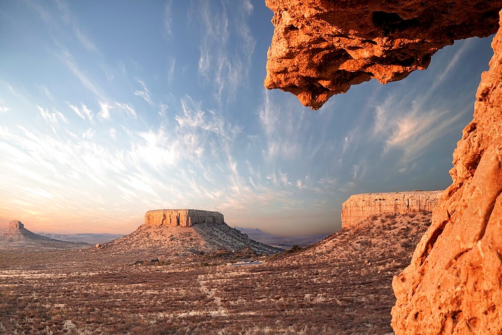 Damaraland rock formations at sunrise, Namibia, Africa