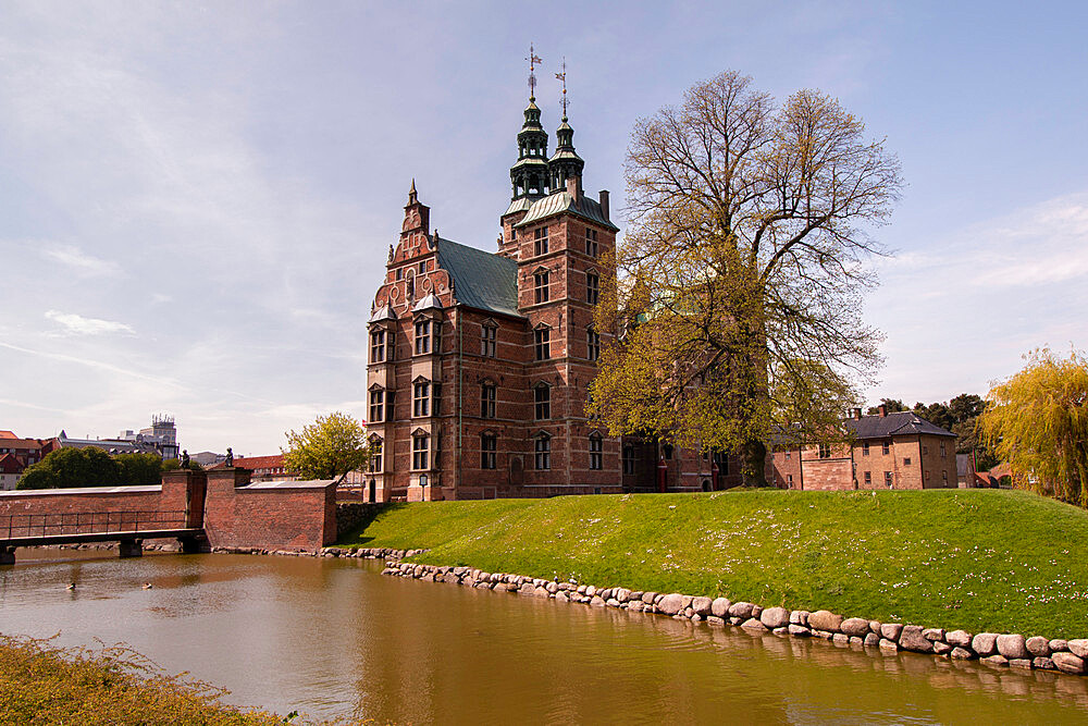 Rosenborg Castle in Kings Garden, Copenaghen, Denmark, Europe