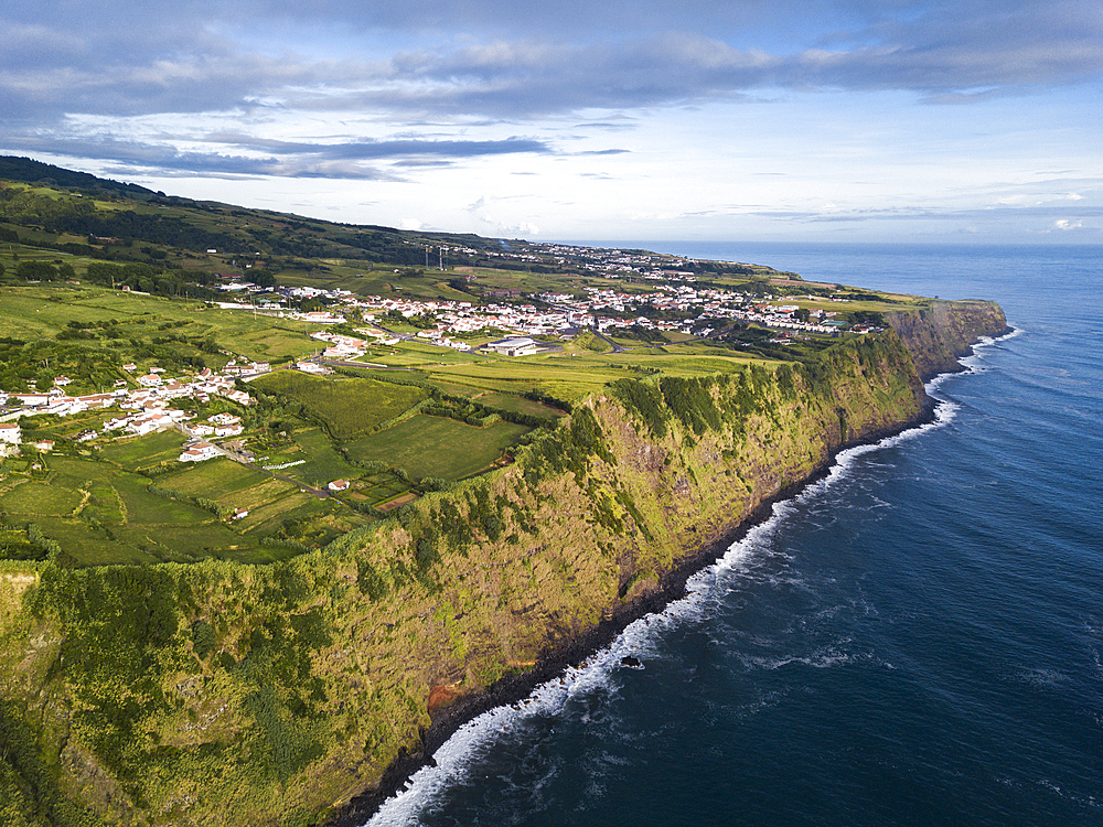 Cliffs and costline of Sao Miguel Island, Azores, Portugal, Atlantic, Europe