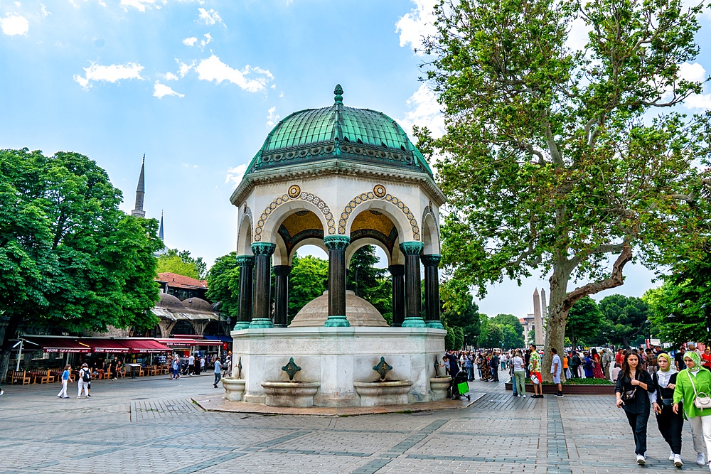 German fountain in Istanbul, Turkey