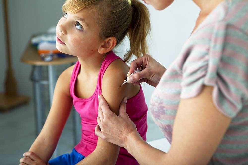 Vaccinating a child