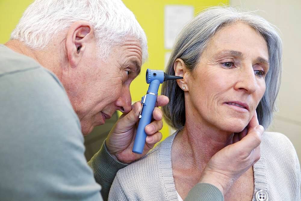 Ear nose &throat, elderly person