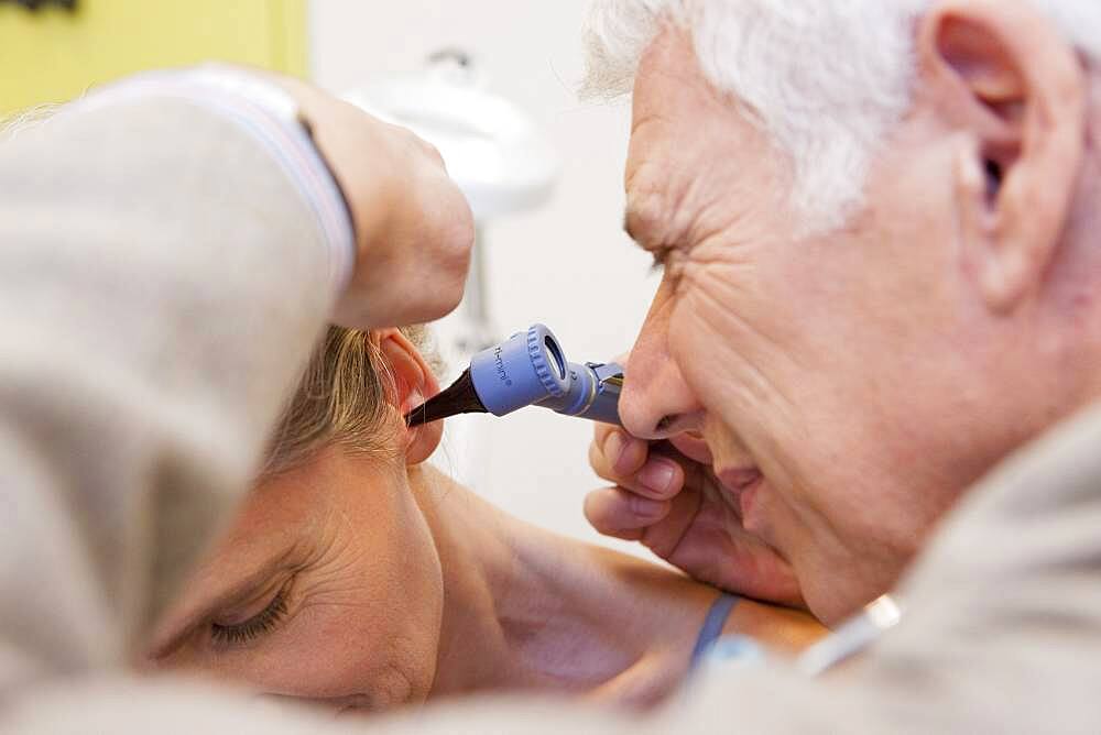 Ear nose &throat, elderly person