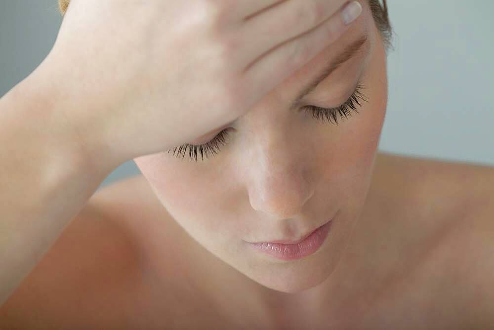 Woman with fever