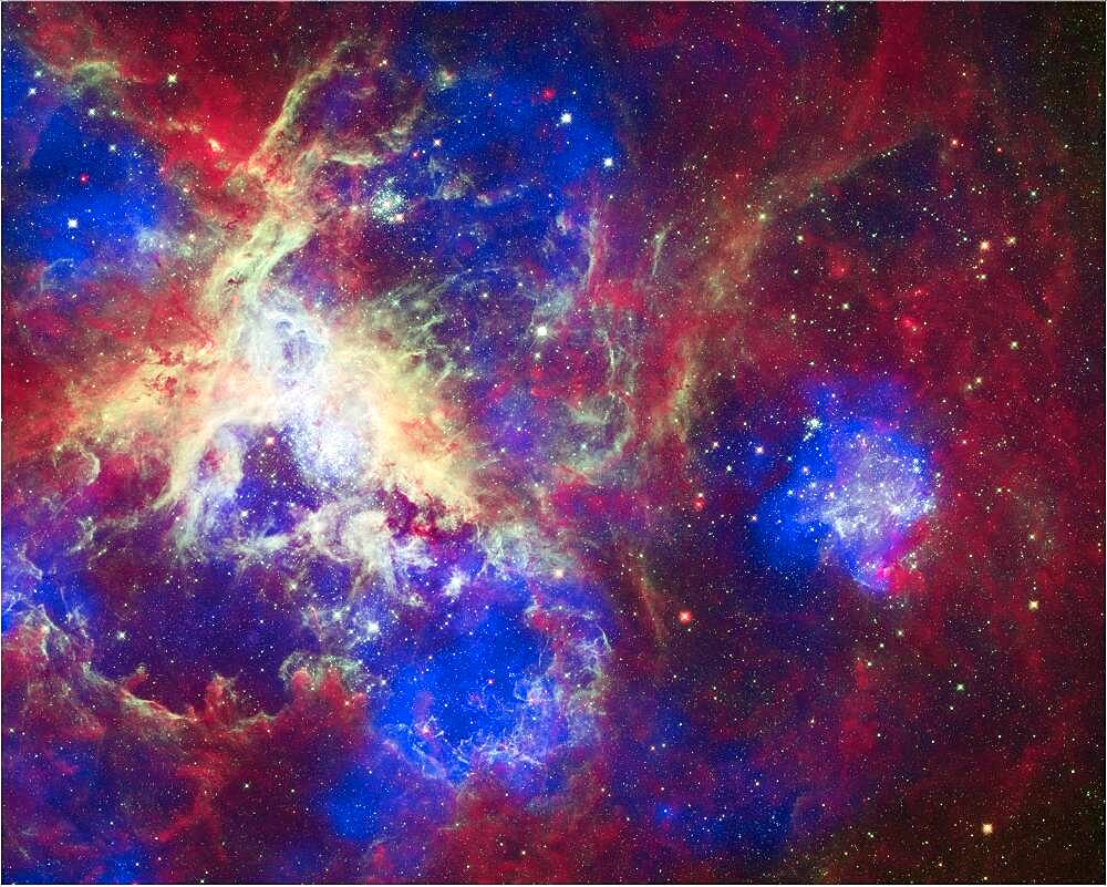 NGC 2070, Tarantula Nebula, Composite