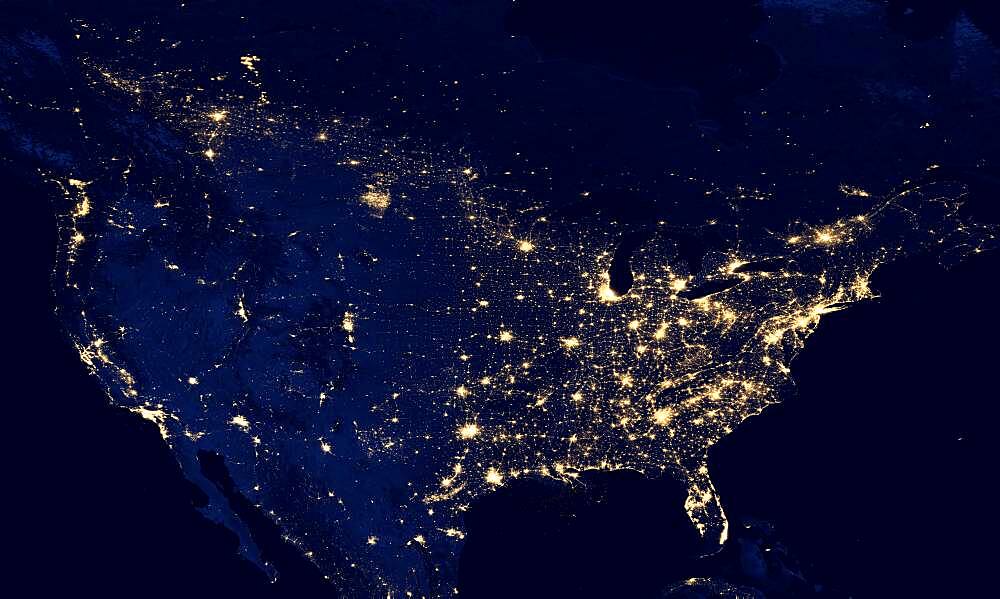 United States at Night, 2012