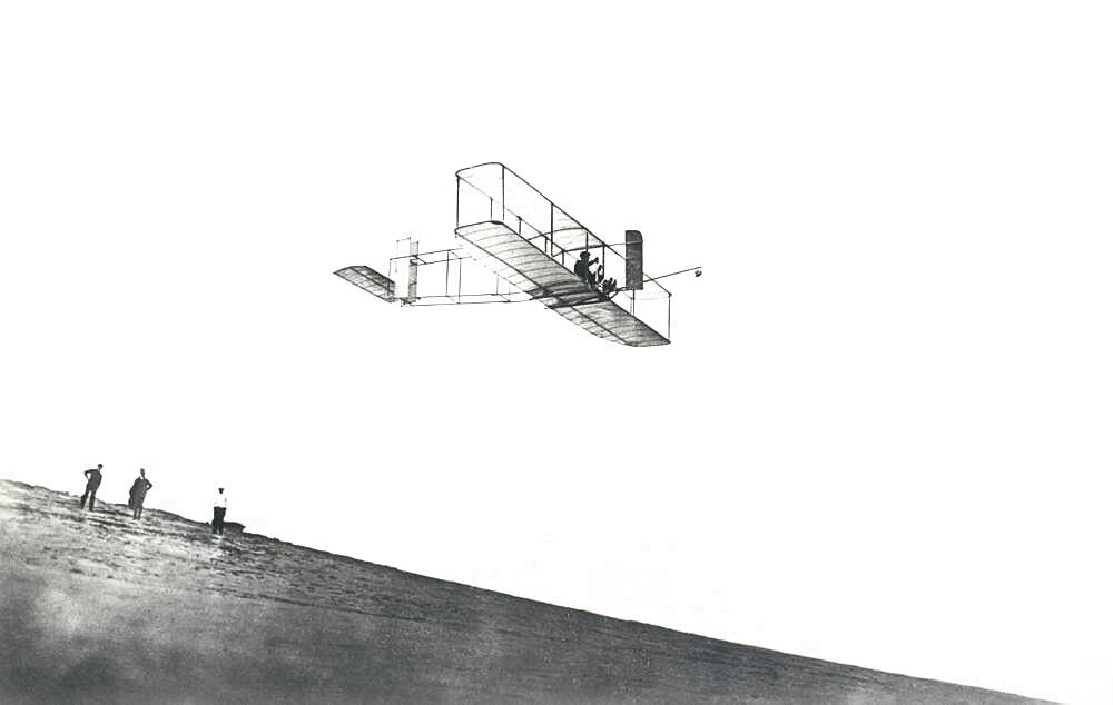 Orville Wright Flying Wright Glider, 1911