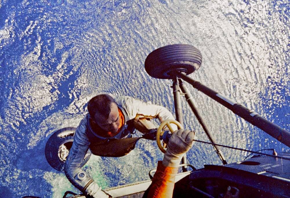 Recovery of Astronaut Alan Shepard, 1961