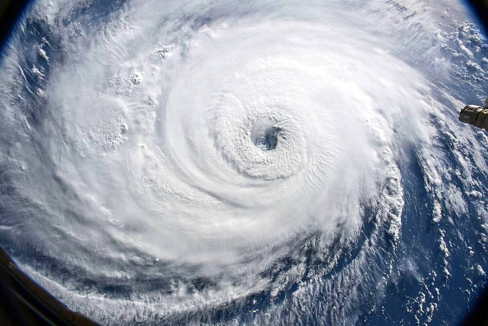 Hurricane Florence, ISS image