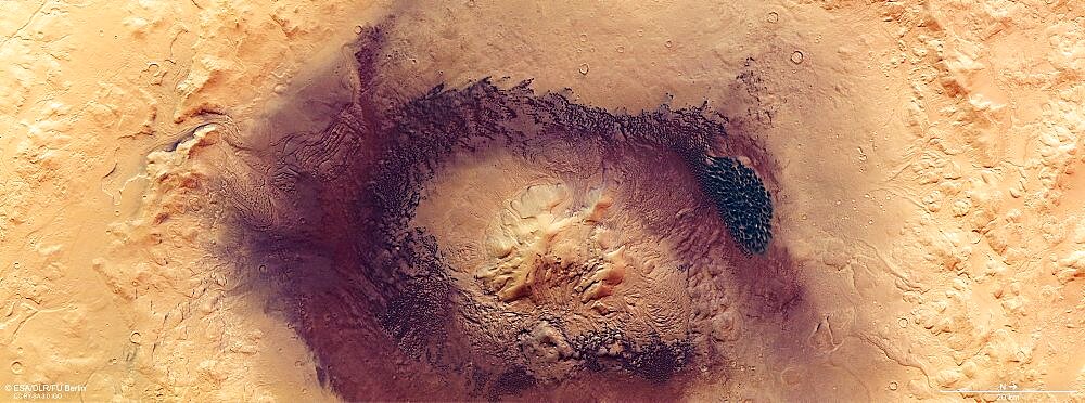 Moreux Crater, Mars