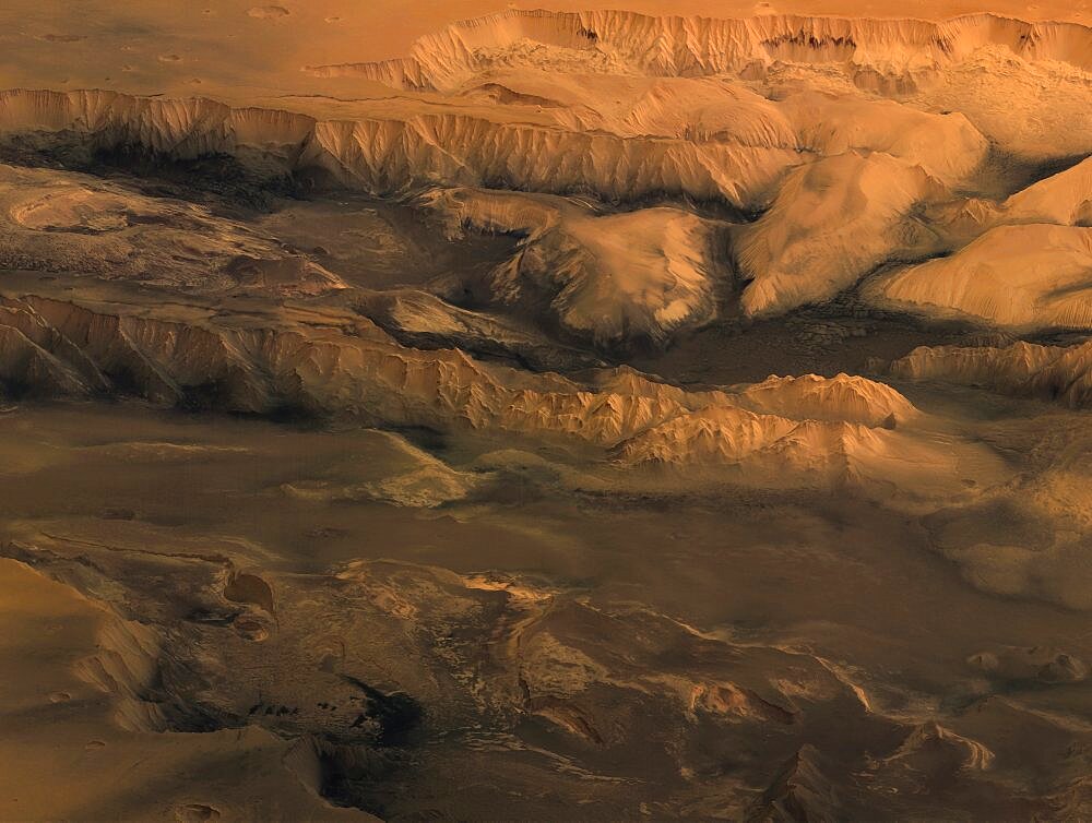 Mars, Valles Marineris Canyon