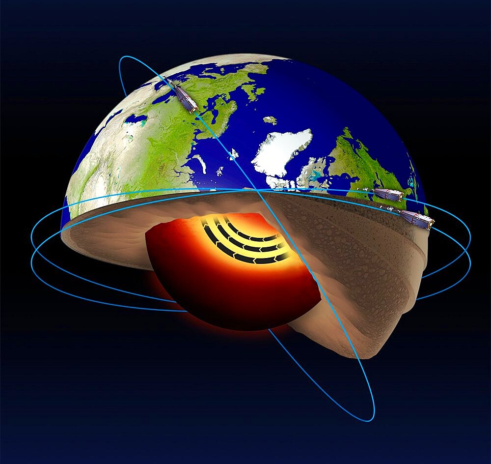 Jet Stream in the Earth's Core