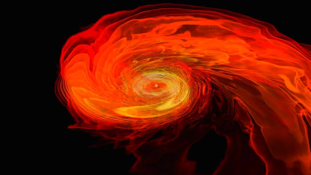 Neutron Stars Collide To Form Black Hole