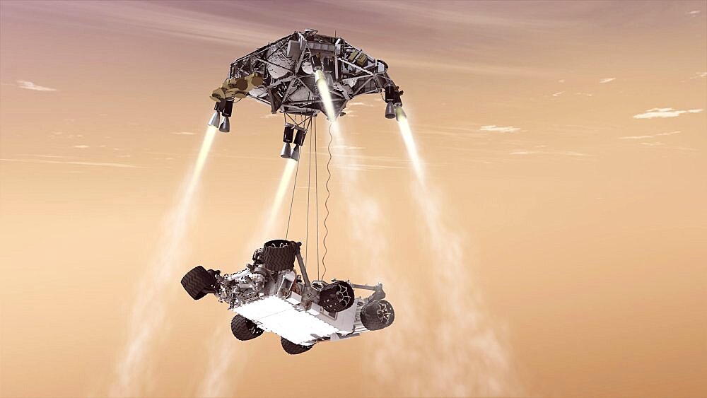 Guided Landing for Mars Rovers