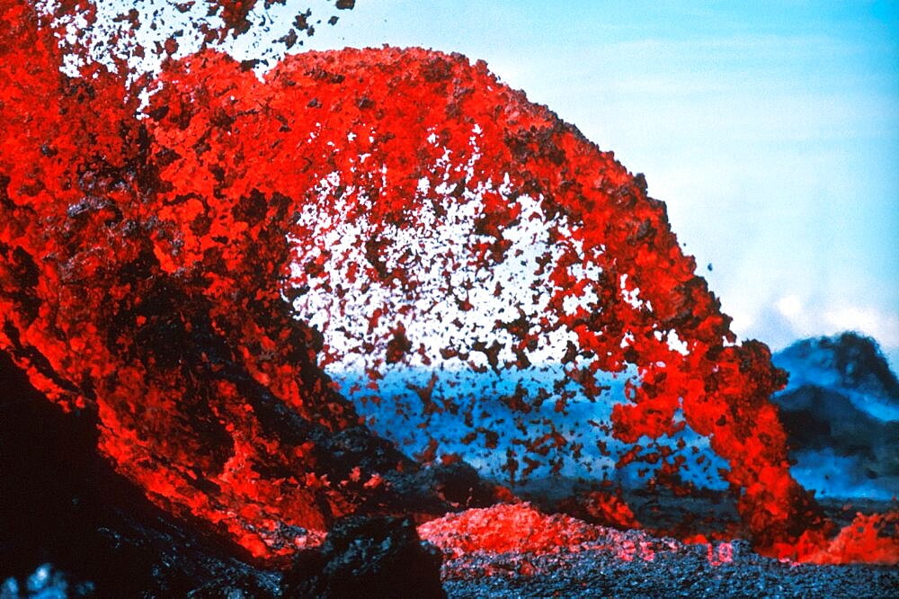 Arching Lava Fountain