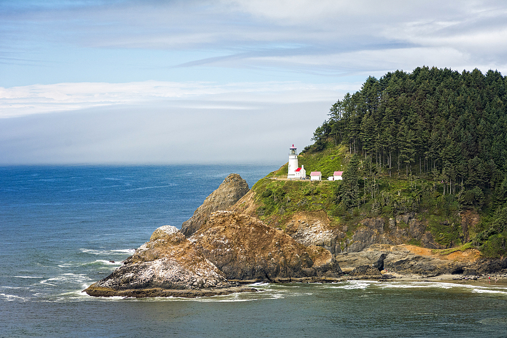 Heceta Head Lighthouse on the central Oregon Coast.