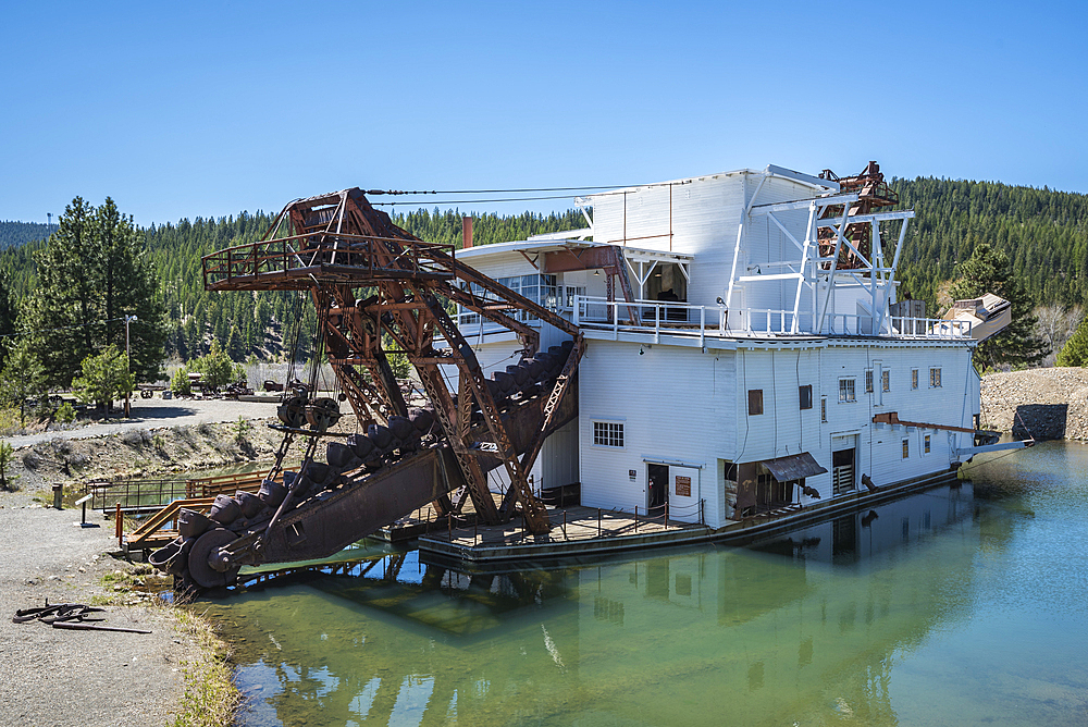 Sumpter Valley Dredge State Heritage Area in the town of Sumpter, eastern Oregon.