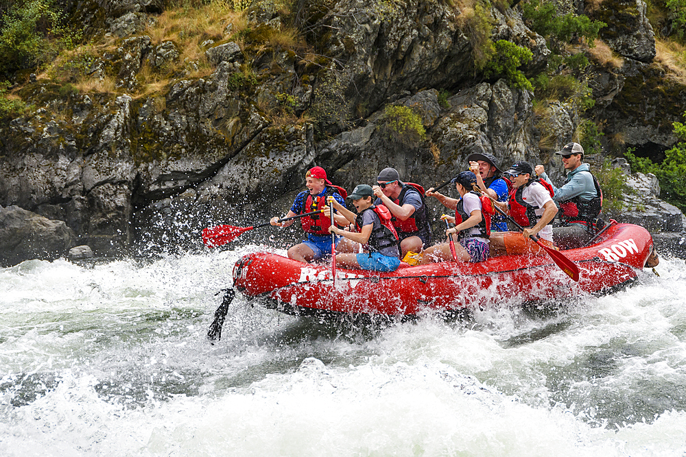 Whitewater rafting on the Snake River in Hells Canyon with ROW Adventures.