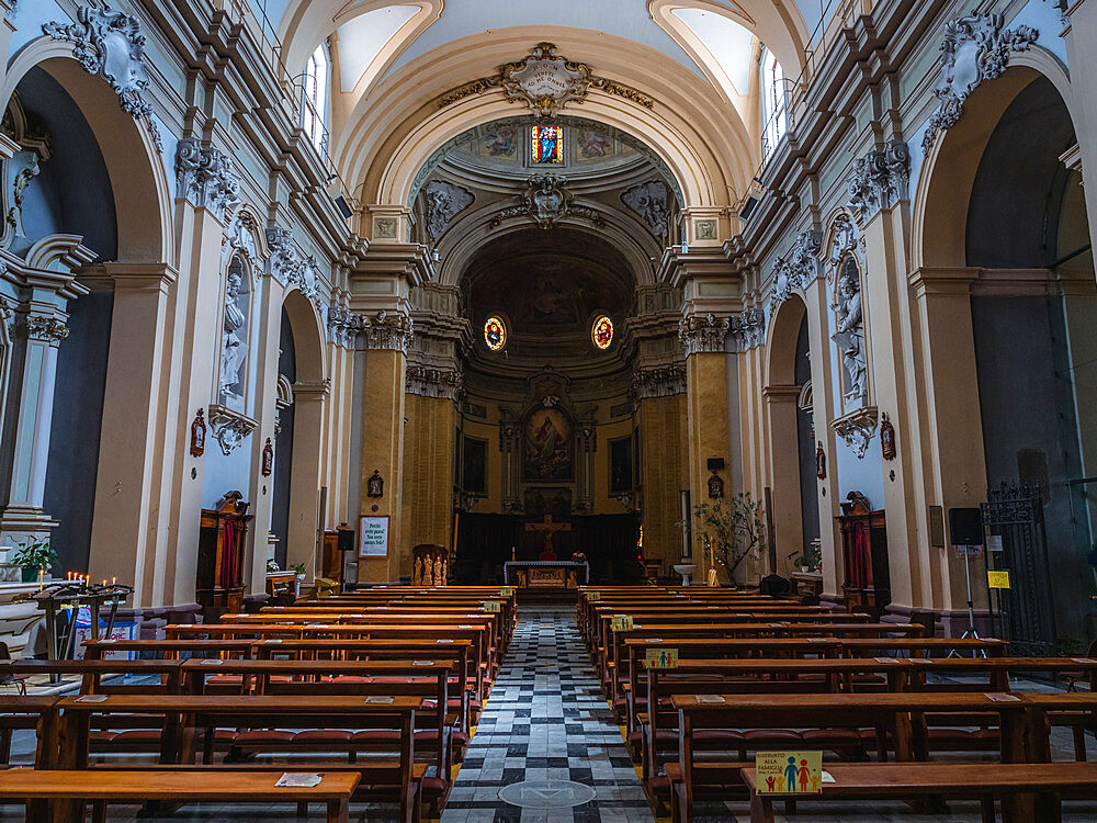 Interior of St. Francesco in Assisi's Church, Amelia, Umbria, Italy, Europe