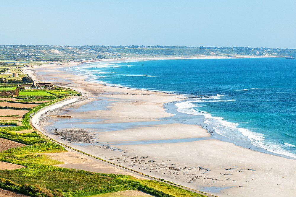 St. Ouens Bay beach, Jersey, Channel Islands, Europe