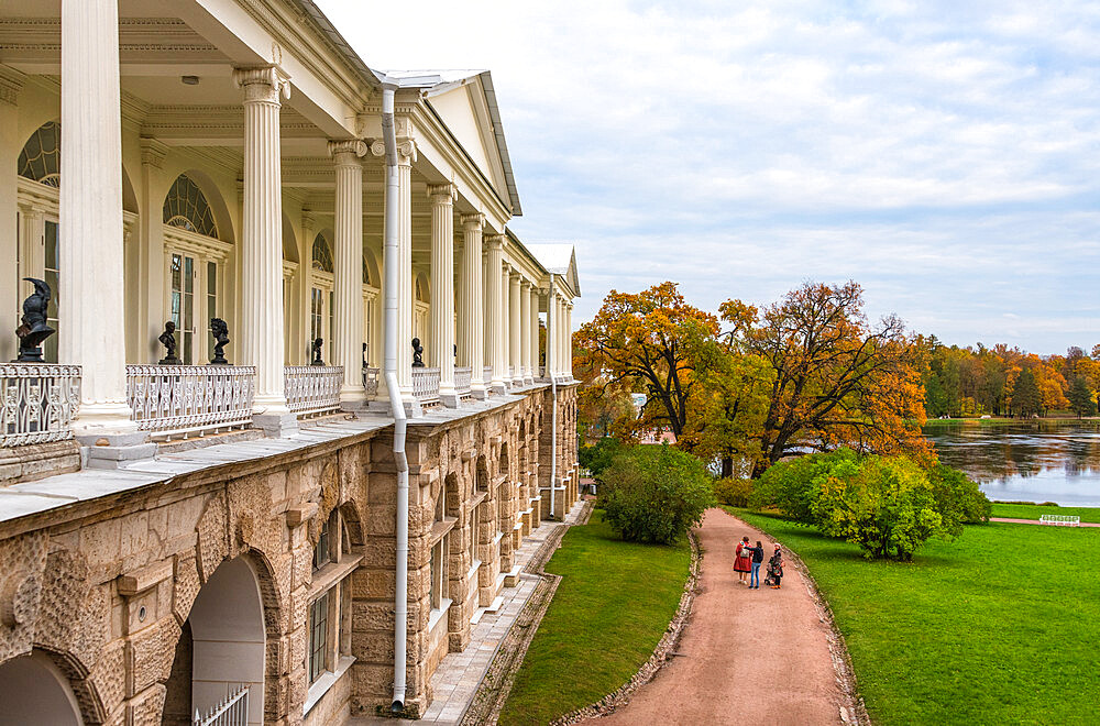 Cameron Gallery, Catherine Park, Pushkin (Tsarskoye Selo), near St. Petersburg, Russia, Europe