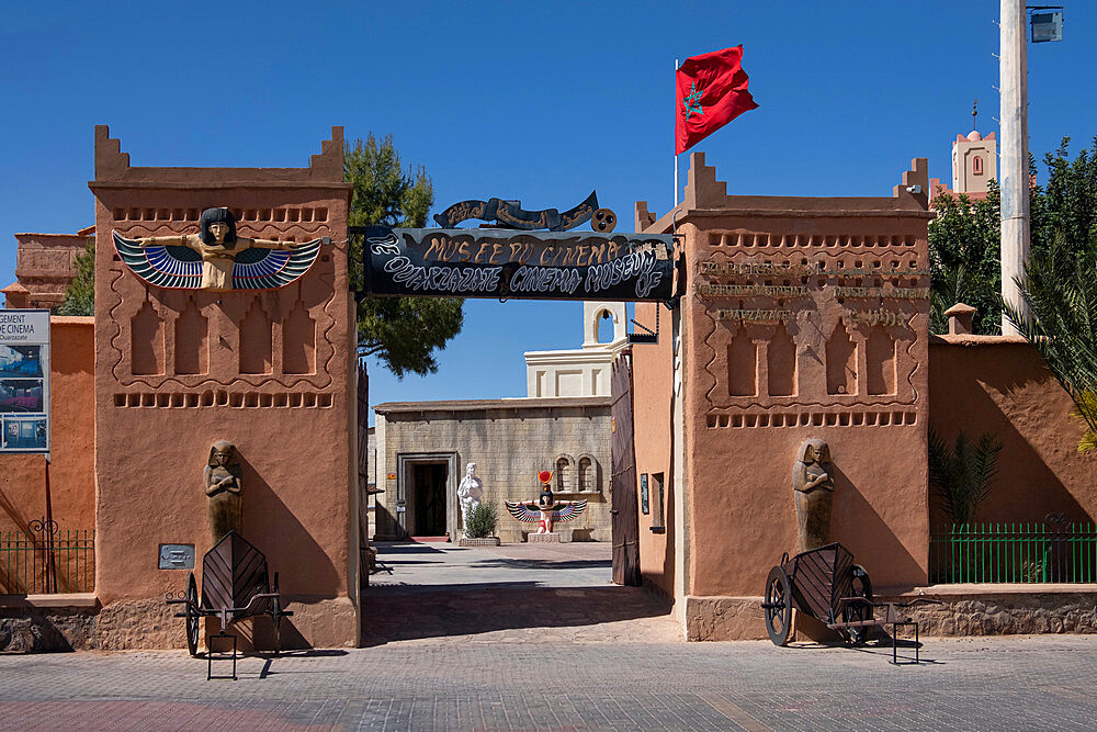 Ouarzazate Musee du Cinema, Ouarzazate, Road of Kasbahs, Atlas Mountains, Southern Morocco, Morocco, North Africa, Africa