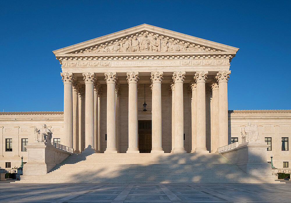 US Supreme Court Building, Capitol Hill, Washington DC, United States of America, North America