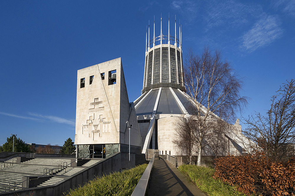 Liverpool Metropolitan Cathedral (Metropolitan Cathedral of Christ the King), Liverpool City Centre, Liverpool, Merseyside, England, United Kingdom, Europe