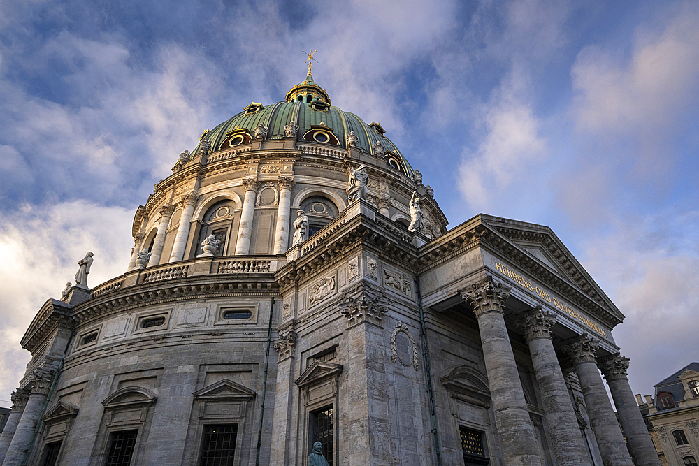 Frederik's Church (Frederiks Kirke) (The Marble Church), Copenhagen, Denmark, Europe