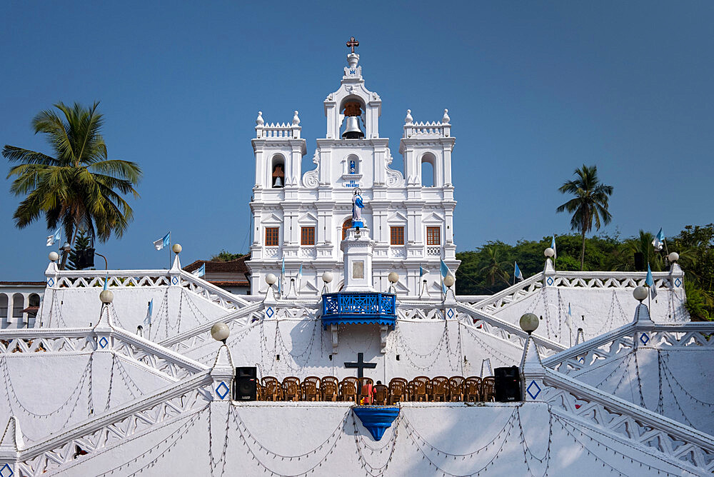 The Church of Our Lady of the Immaculate Conception, UNESCO World Heritage Site, Panjim City (Panaji), Goa, India, Asia