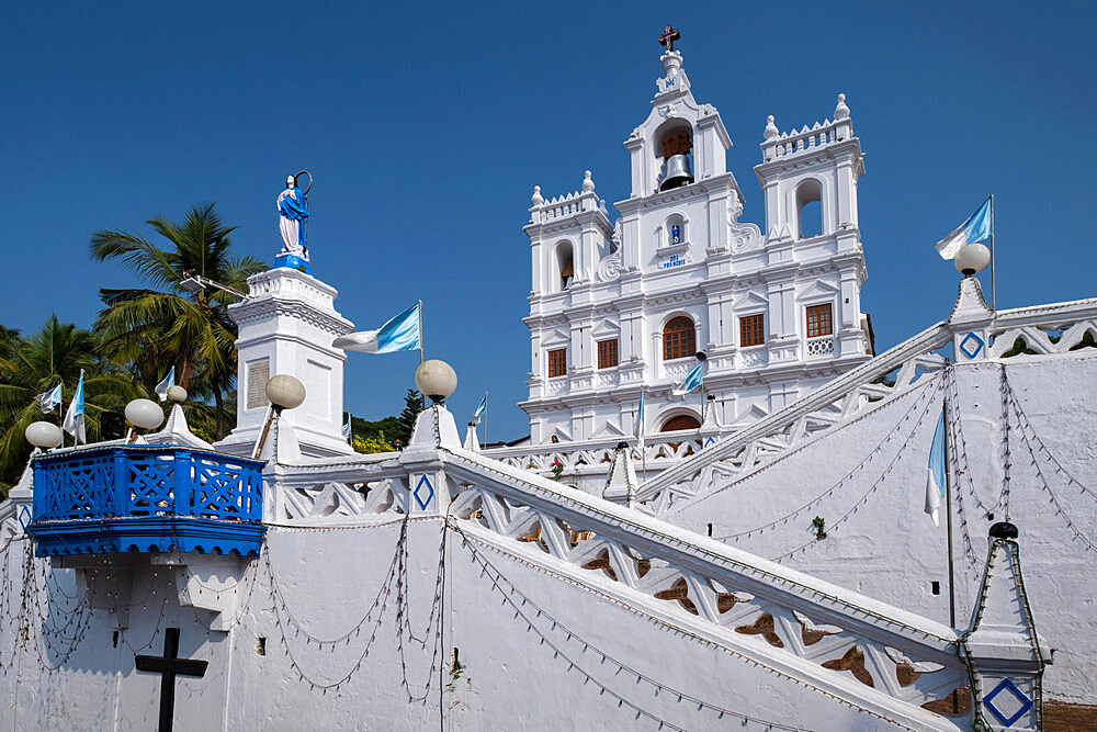 The Church of Our Lady of the Immaculate Conception, UNESCO World Heritage Site, Panjim City (Panaji), Goa, India, Asia