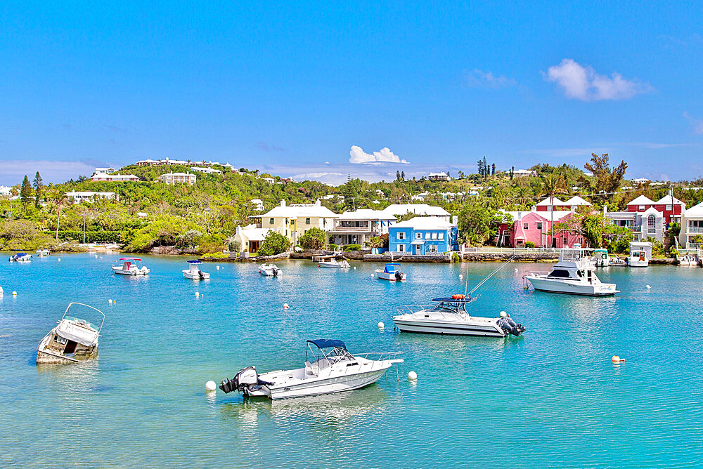 Hamilton Harbour, Hamilton, Bermuda, Atlantic, Central America