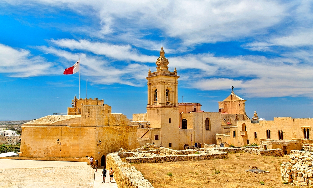 Cathedral of the Assumption, the Citadel, Victoria, Gozo, Malta, Mediterranean, Europe