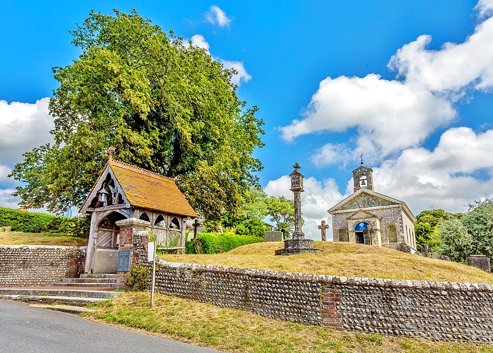 St. Mary the Virgin Church, dating from the 1760s, Glynde, East Sussex, England, United Kingdom, Europe