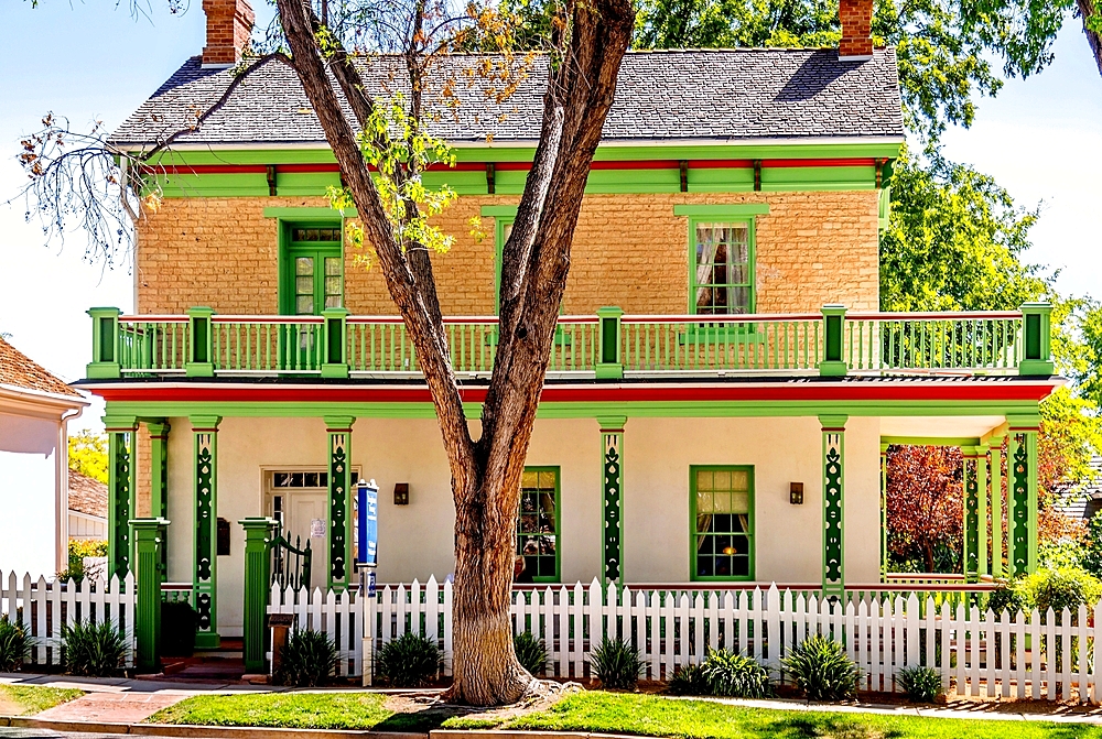 Brigham Young's winter home in St George, Utah, USA. Young was the second leader of the Mormon church and used the property, now open to the public, as his winter home from 1870 to 1877.