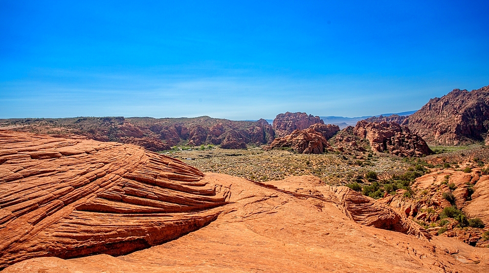 Petrified sand dunes, White Canyon State Park, Red Cliffs Desert Reserve near St. George, Utah, United States of America