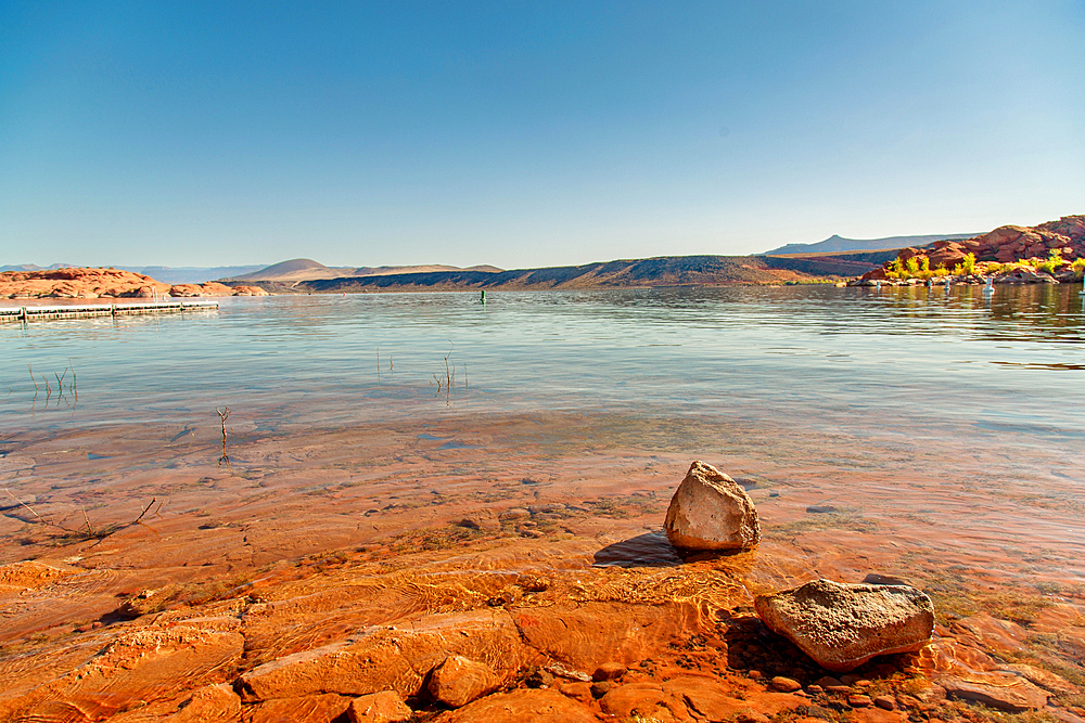 The reservoir at Sand Hollow State Park, near St. George, Utah, United States of America