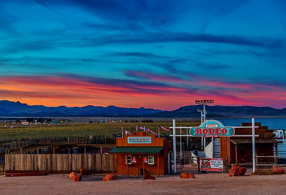 Bryce Canyon Country Rodeo in Bryce Canyon City, Utah, United States of America