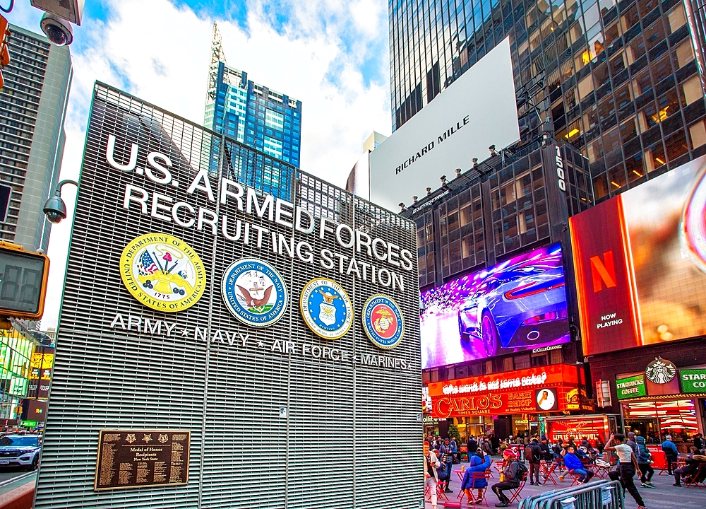 US Armed Forces Recruiting Station, Times Square, Manhattan, New York City, United States of America