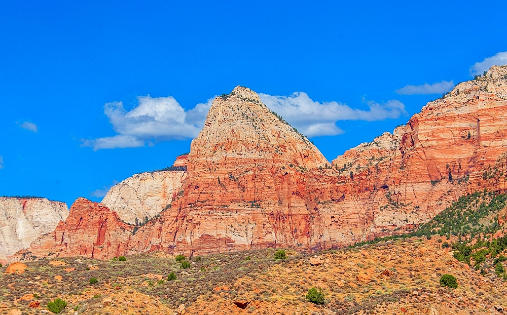 Watchman Mountain, 6545 ft, near Springdale, Utah, United States of America