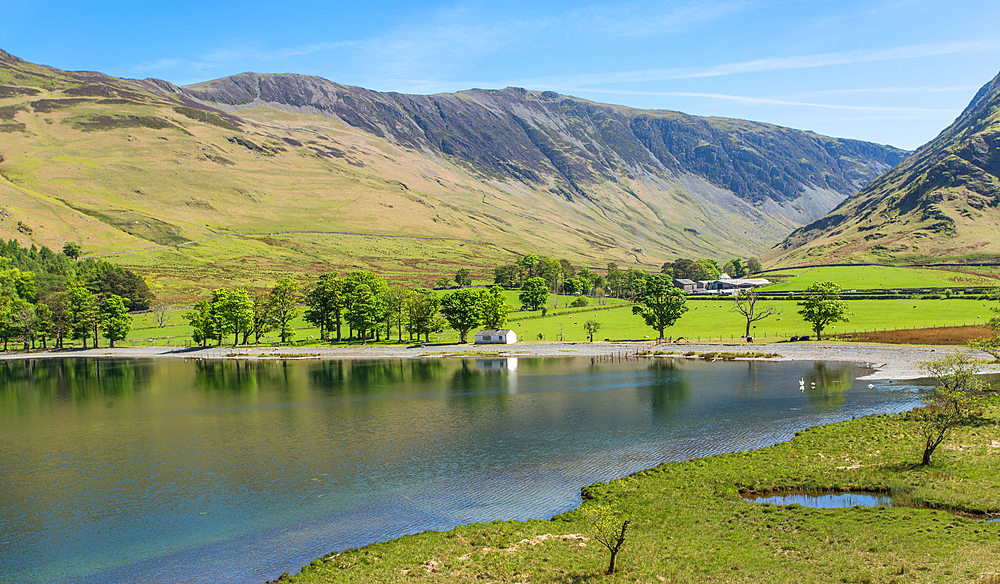 Buttermere lake in the Lake District, Cumbria, UK