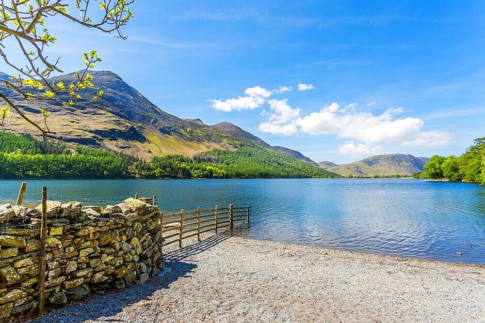 Buttermere Lake in the Lake District, Cumbria, England, UK