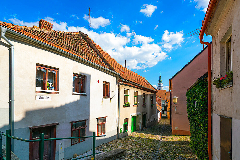 Street in Jewish Quarter, UNESCO, Trebic, Czech Republic