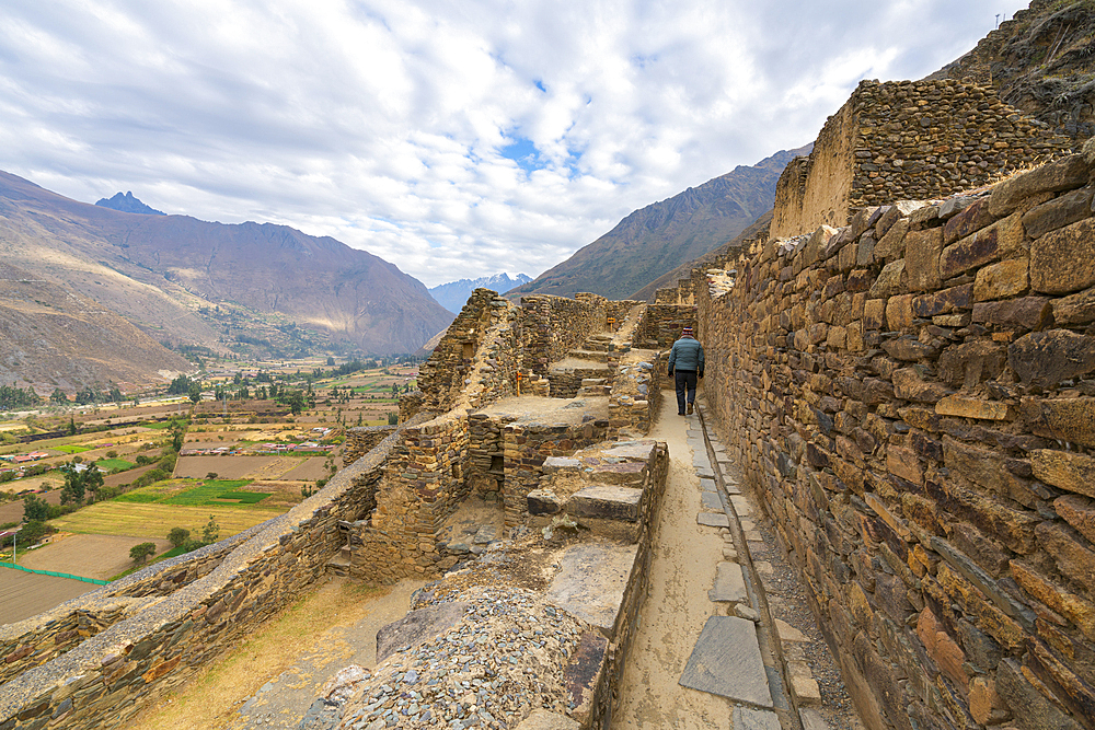 Archaeological site of Ollantaytambo, Ollantaytambo District, Sacred Valley, Urubamba Province, Cusco (Cuzco) Region, Peru, South America