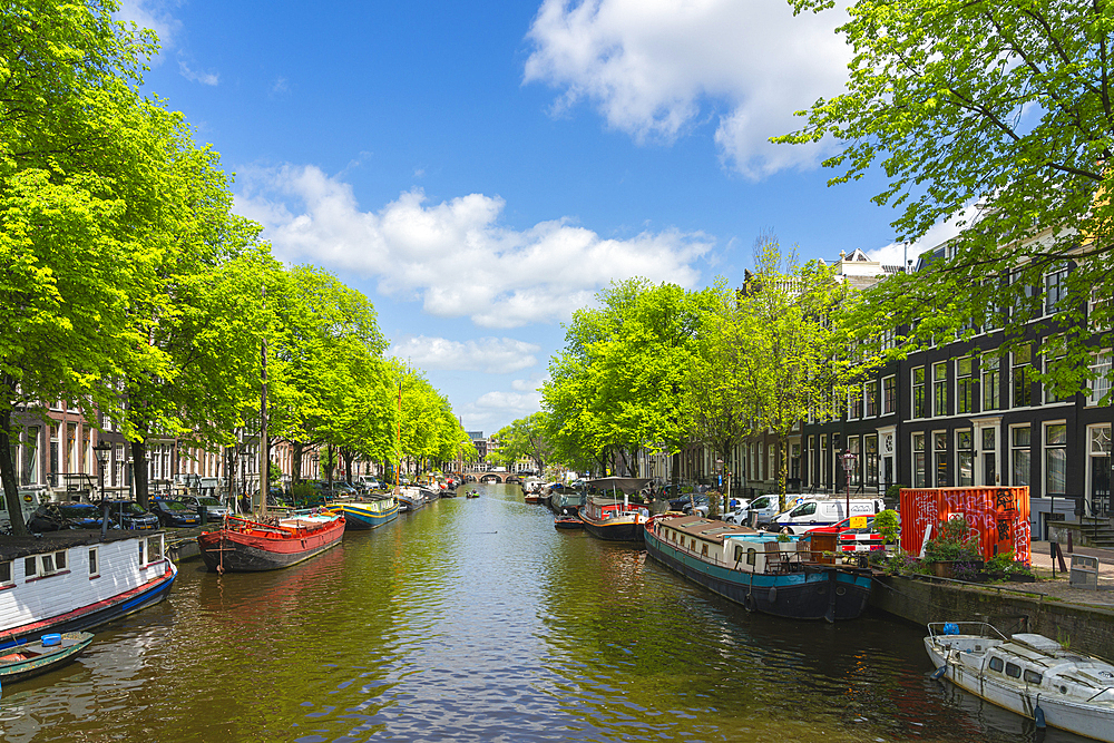 Keizersgracht canal, Amsterdam, The Netherlands, Europe