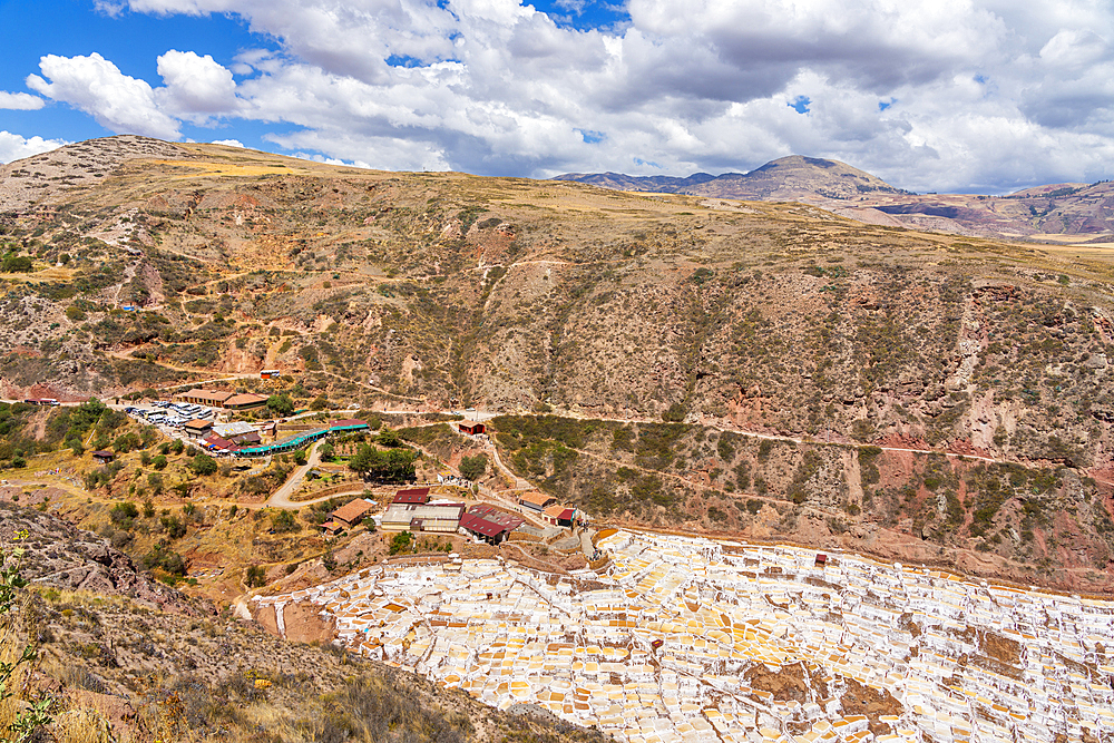 Maras salt marsh terraces, Salinas de Maras, Cuzco Region, Peru