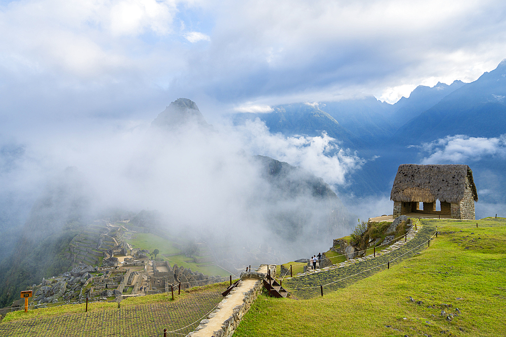 The Guardian's House, Machu Picchu, UNESCO World Heritage Site, Sacred Valley, Peru, South America