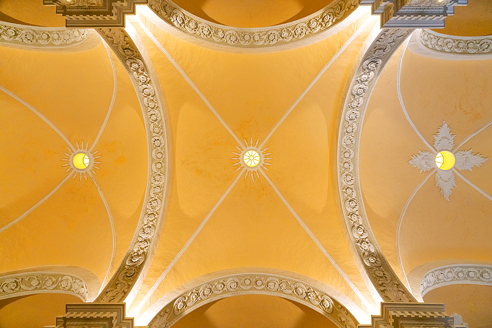 Ceiling of Basilica Cathedral of Arequipa, UNESCO World Heritage Site, Arequipa, Peru, South America